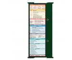 WhiteCoat Clipboard® Trifold - Green Medical Edition